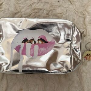 Kylie Cosmetics makeup bag and key chain